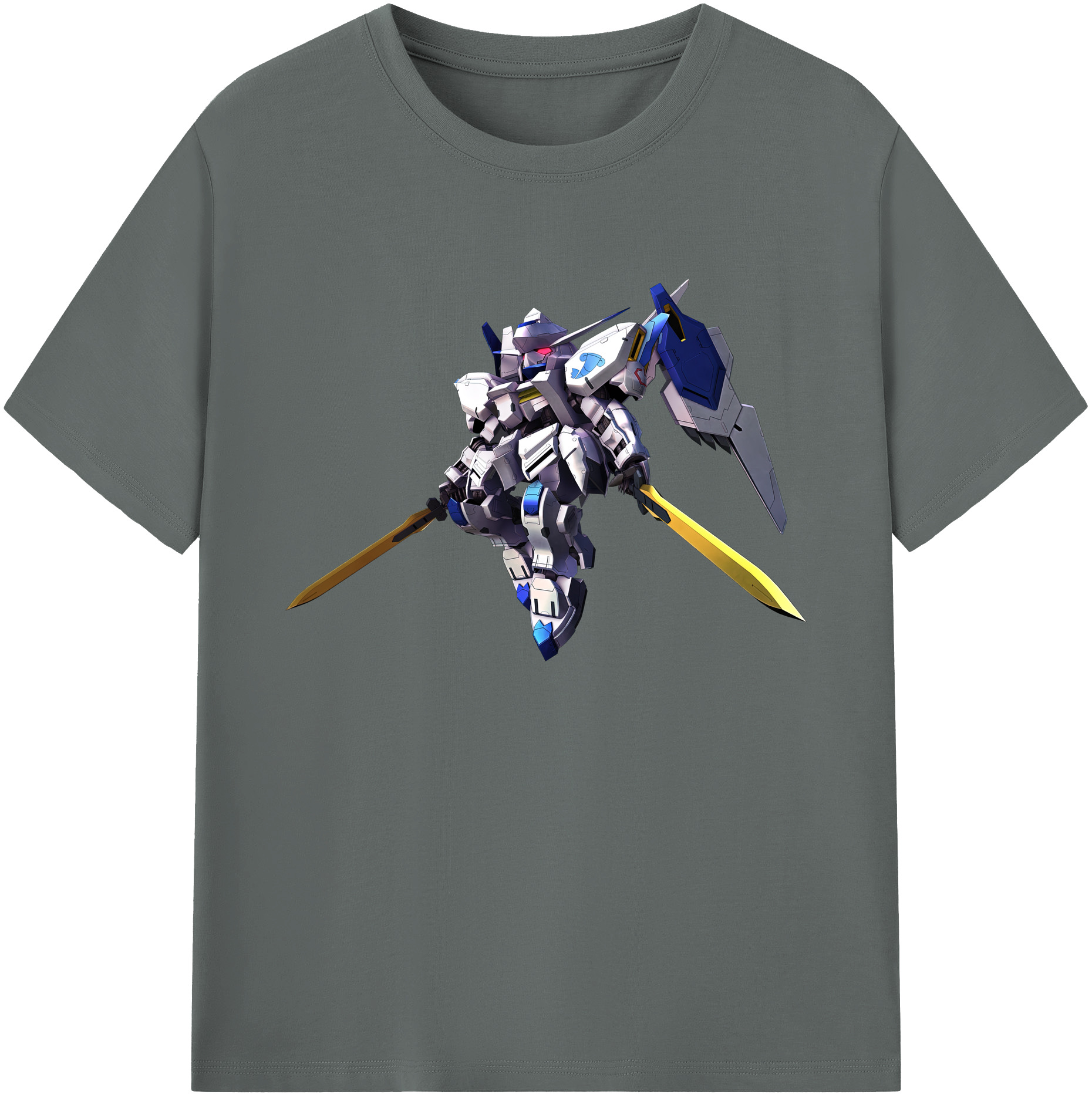 （画像用） 機動戦士ガンダム Mobile Suit Gundam 綿100％ メンズ半袖Tシャツ｜肌触りやわらか＆通気性